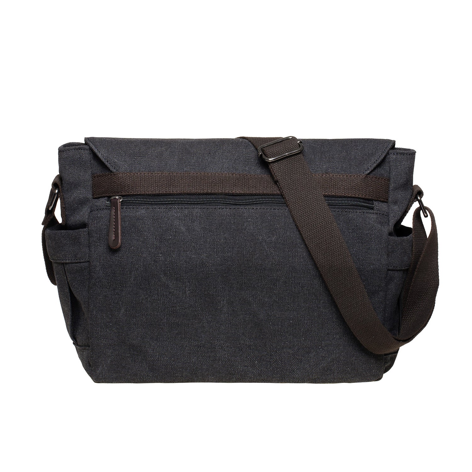 KAUKKO Canvas Vintage Messenger Bag Shoulder bag Leather Large Travel Crossbody bags for men women 14-inch Laptop