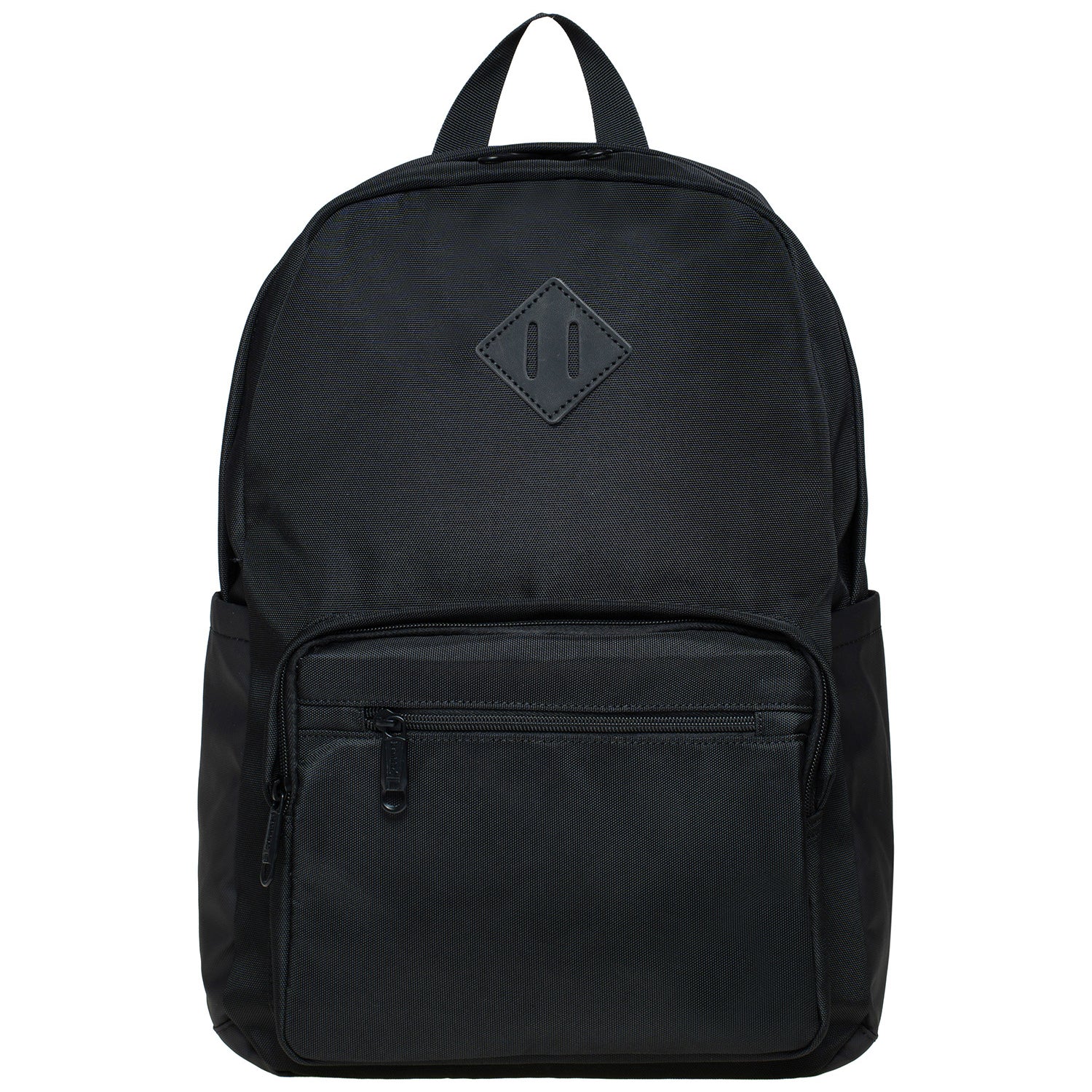 KAUKKO Lightweight Nylon Travel Laptop Backpack for Men Women Computer Work Backpacks Casual Back Pack Daypack Backpack for Hiking Cycling, Fits 14 Inch Laptop - Black