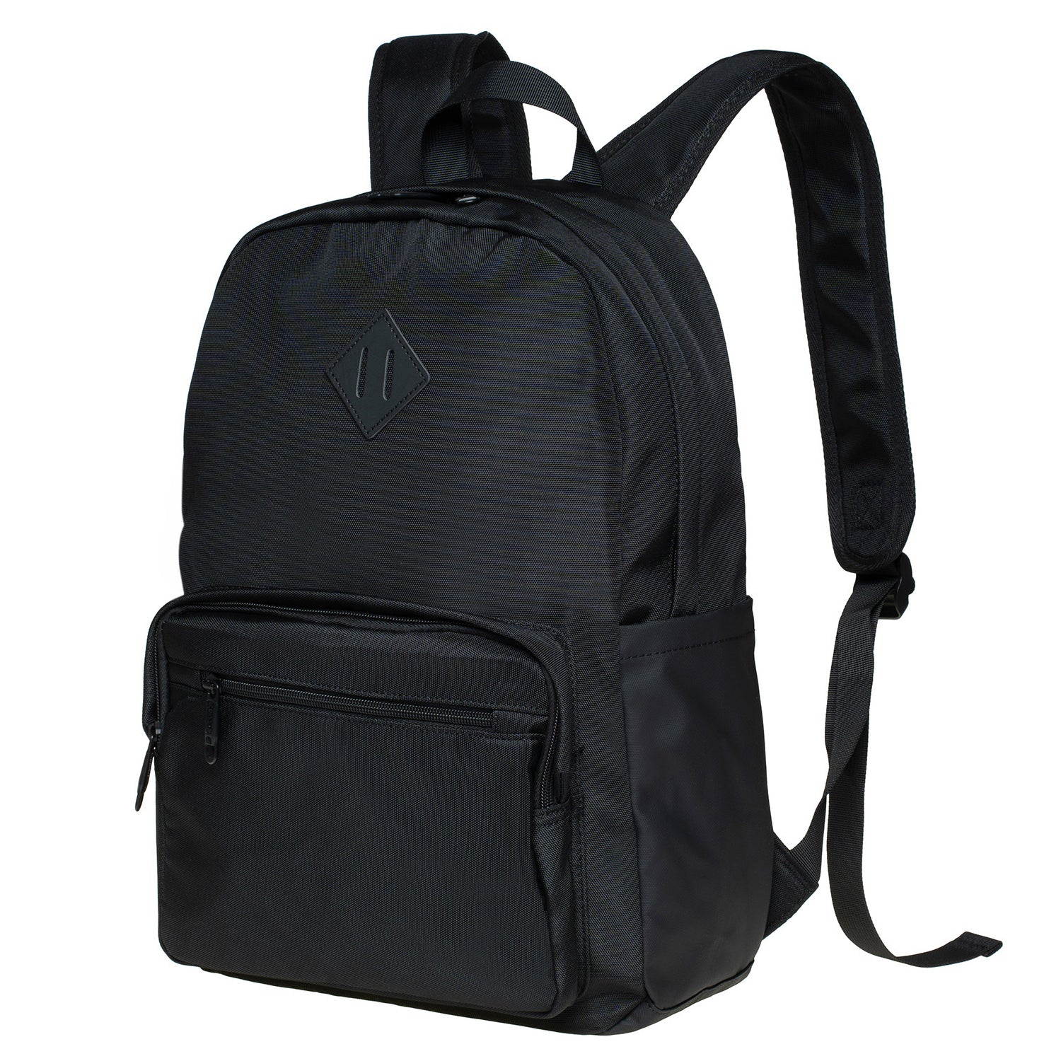 KAUKKO Lightweight Nylon Travel Laptop Backpack for Men Women Computer Work Backpacks Casual Back Pack Daypack Backpack for Hiking Cycling, Fits 14 Inch Laptop - Black