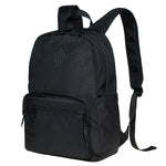 KAUKKO Lightweight Nylon Travel Laptop Backpack for Men Women Computer Work Backpacks Casual Back Pack Daypack Backpack for Hiking Cycling, Fits 14 Inch Laptop - Black