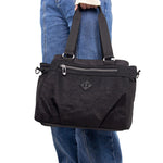 KAUKKO Women's Handbag - Stylish and Functional Shoulder Bag and Crossbody Bag BLACK,8.3L