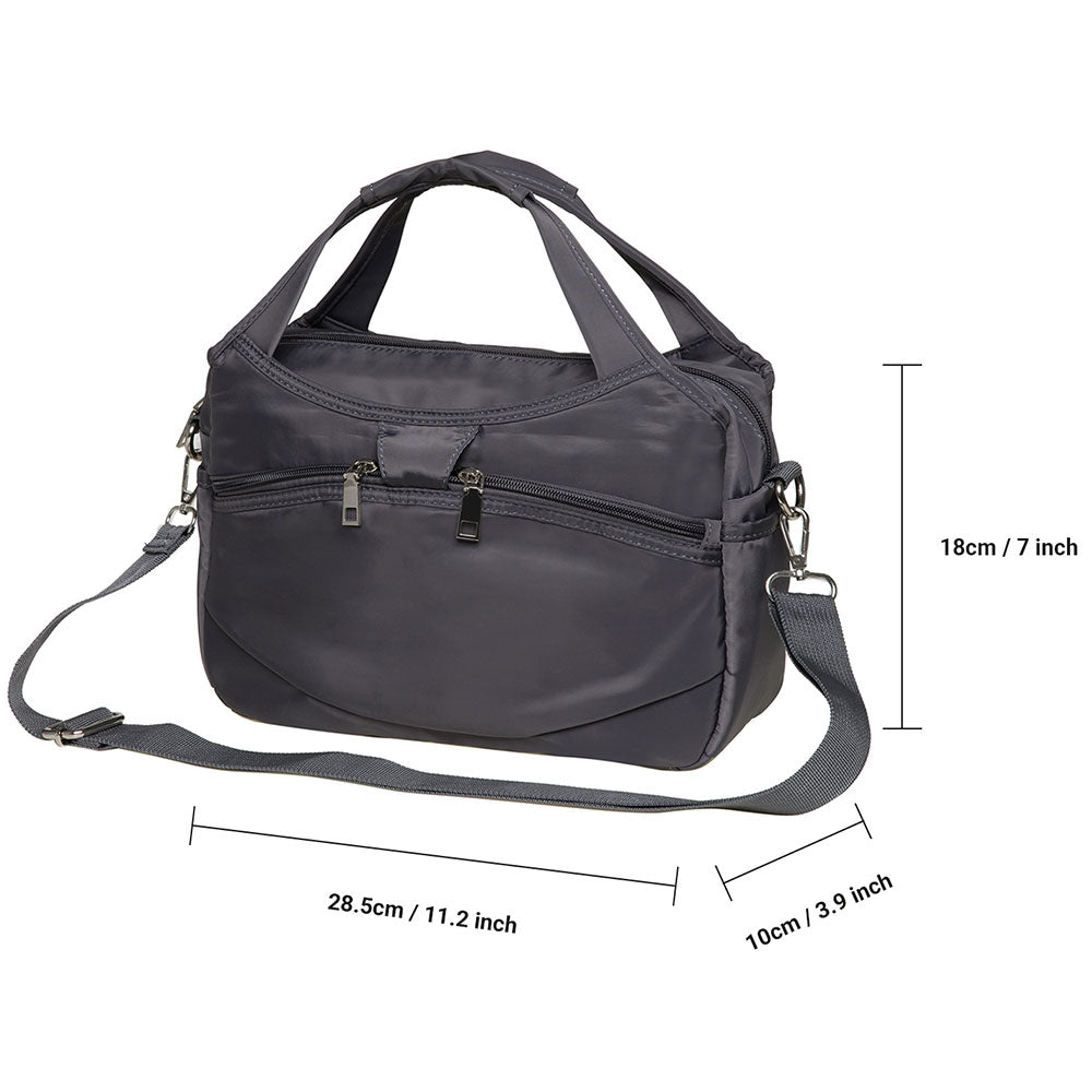 KAUKKO Waterproof Lightweight Shoulder Bag with Multiple Compartments - Women's Tote Bag
