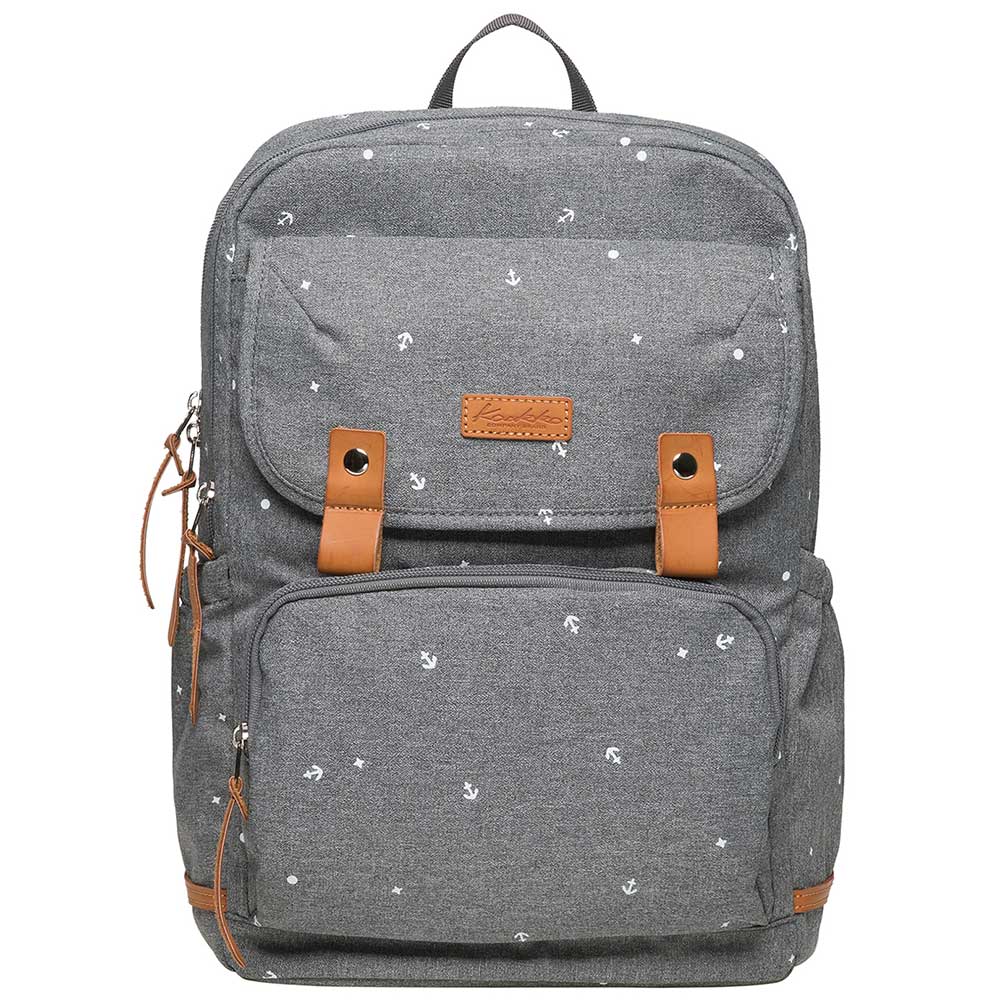 Laptop College Backpack for Teen Girls, Casual Daypack Fits 15.6" Laptop by KAUKKO (09-GREY)