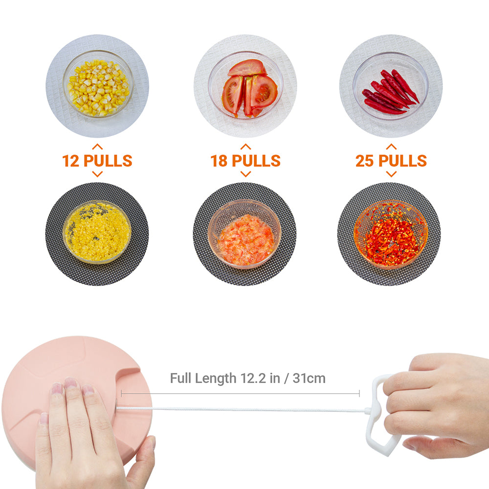 Manual Garlic Chopper, Kitchen Chopper Masher Hand Food Processor Garlic Press