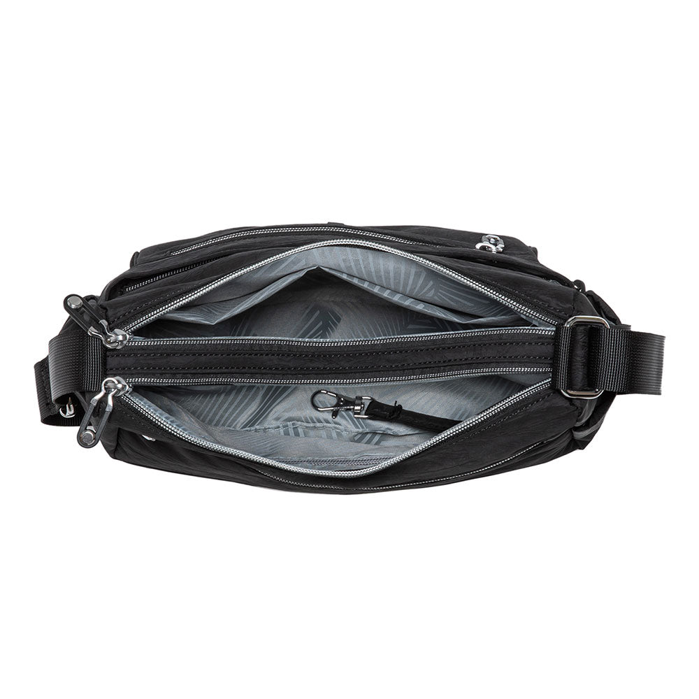 KAUKKO Women Crossbody Bag Handbag Lightweight Shoulder Purse Nylon Multi Pocket Crossbody Bag Ladies Travel Handbag