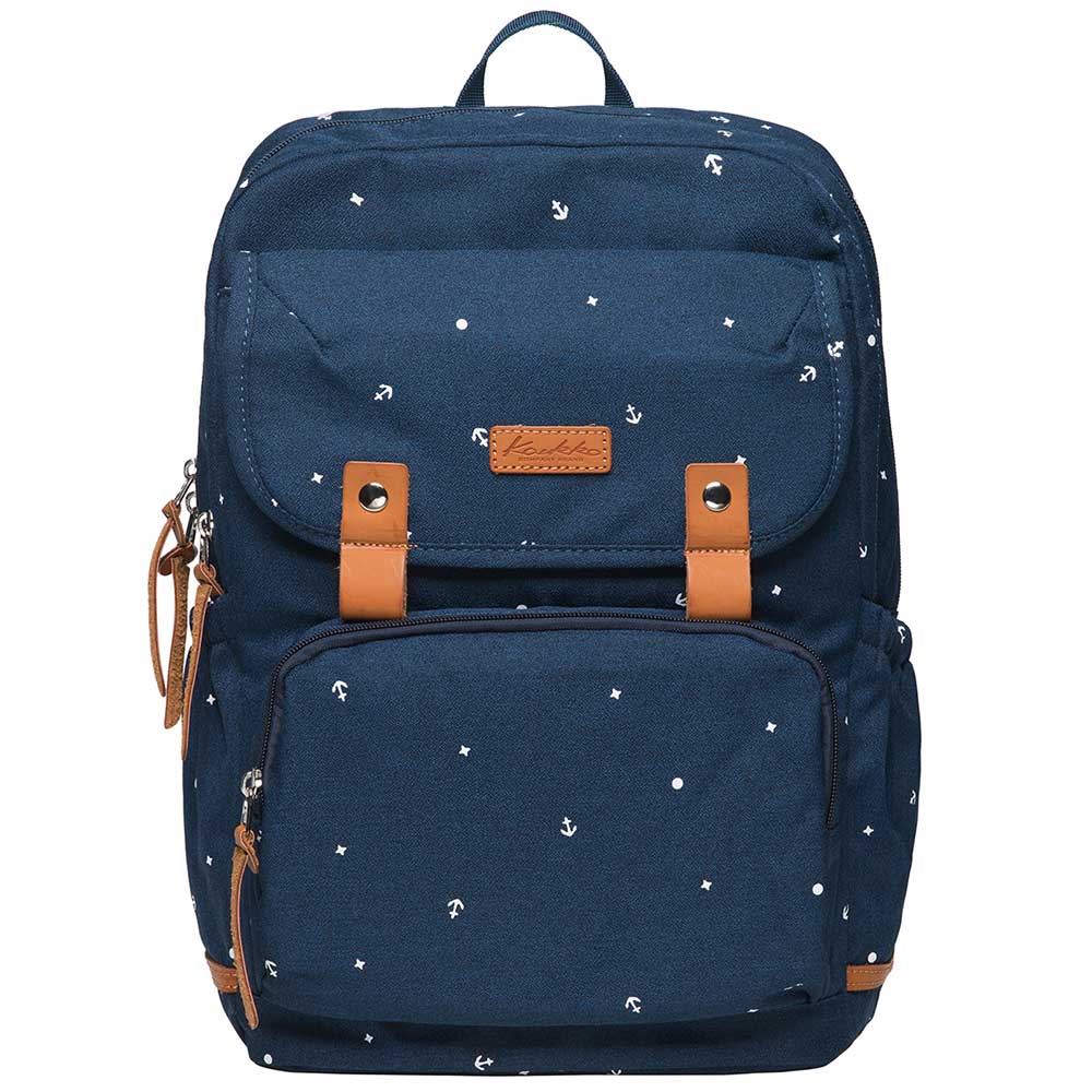 Laptop College Backpack for Teen Girls, Casual Daypack Fits 15.6" Laptop by KAUKKO (09-BLUE)