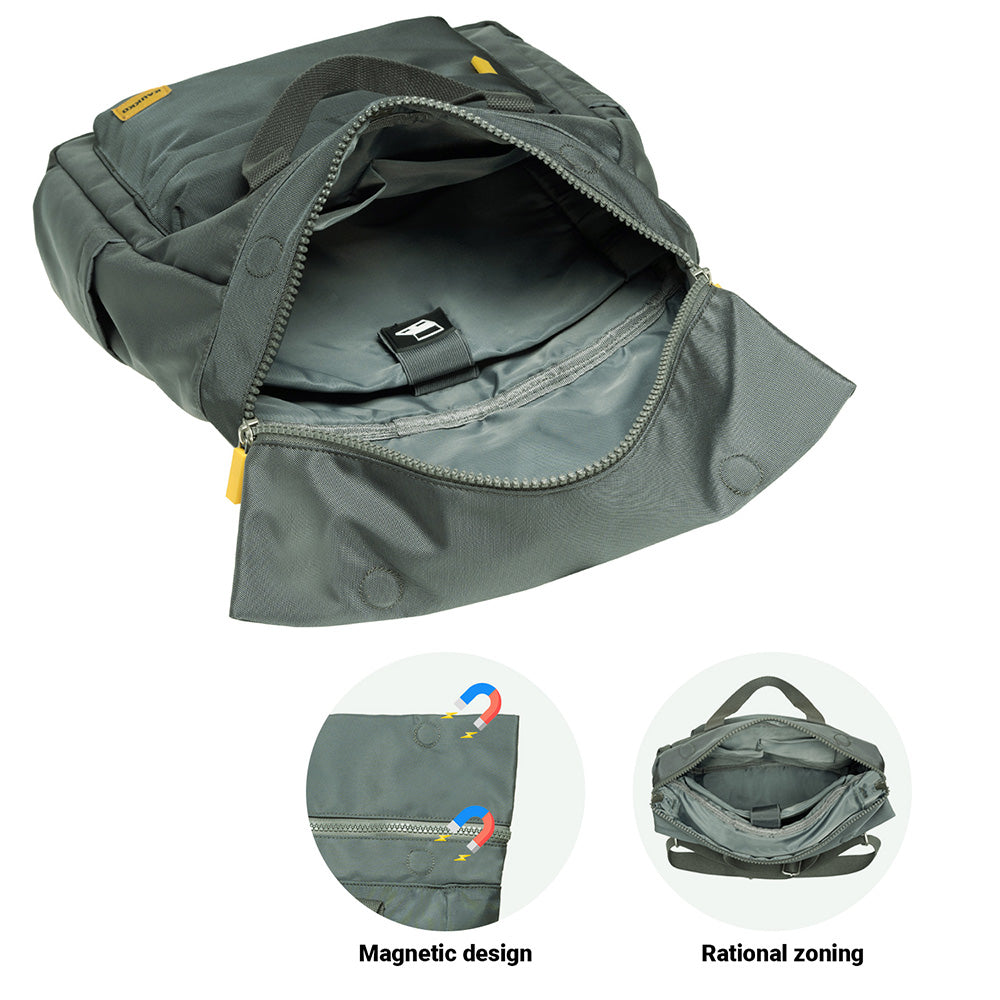 KAUKKO Stylish and Practical Laptop Backpack for Shopping, Travel, and Commuting Fashionable Backpack - Fits 15-inch Laptops