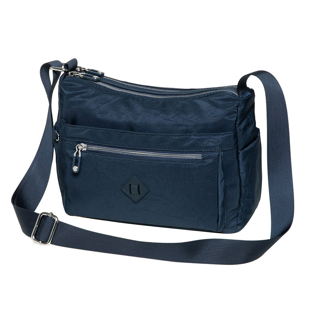 KAUKKO Women Crossbody Bag Handbag Lightweight Shoulder Purse Nylon Multi Pocket Crossbody Bag Ladies Travel Handbag