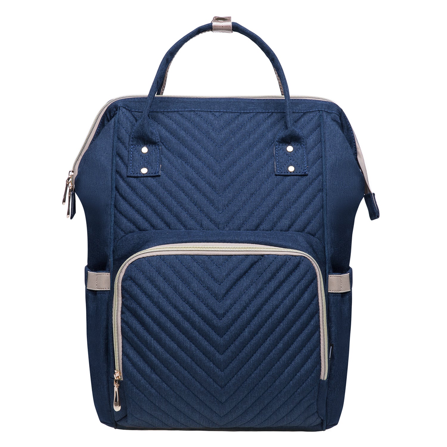 KAUKKO Diaper Bag Backpack with Pacifier Holder and Stroller straps - for Mom and Dad, Waterproof, one size, KT01-4 ( Blue / 18L) (Copy)