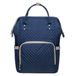 KAUKKO Diaper Bag Backpack with Pacifier Holder and Stroller straps - for Mom and Dad, Waterproof, one size, KT01-4 ( Blue / 18L) (Copy)
