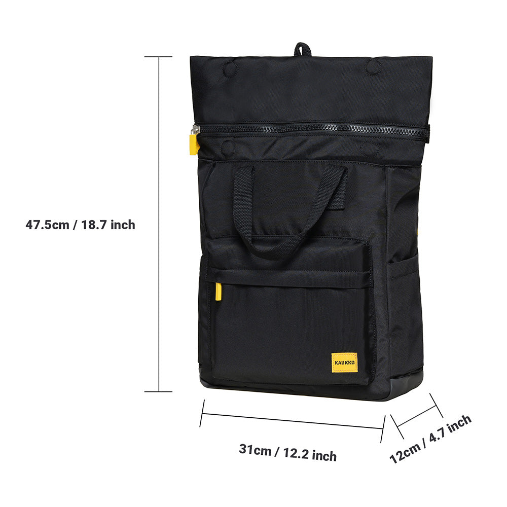 KAUKKO Stylish and Practical Laptop Backpack for Shopping, Travel, and Commuting Fashionable Backpack - Fits 15-inch Laptops
