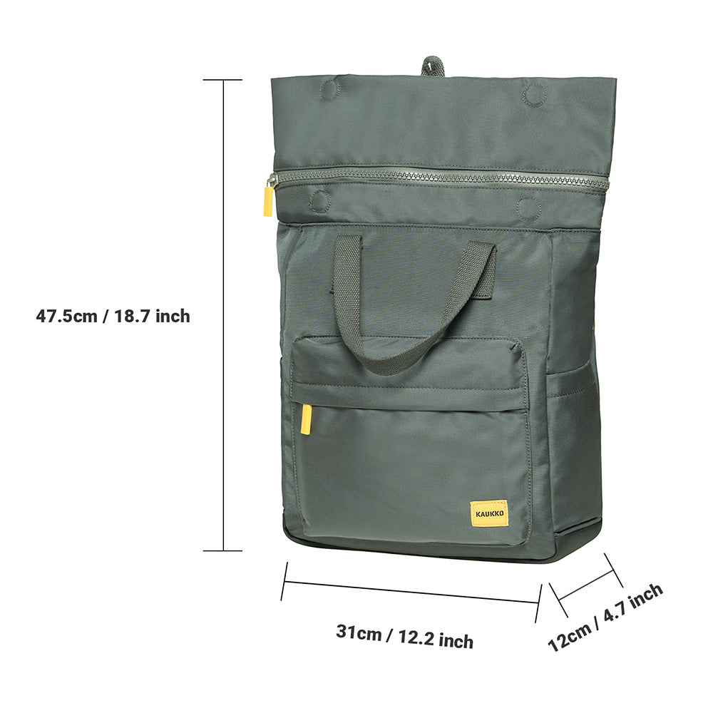 KAUKKO Stylish and Practical Laptop Backpack for Shopping, Travel, and Commuting Fashionable Backpack - Fits 15-inch Laptops