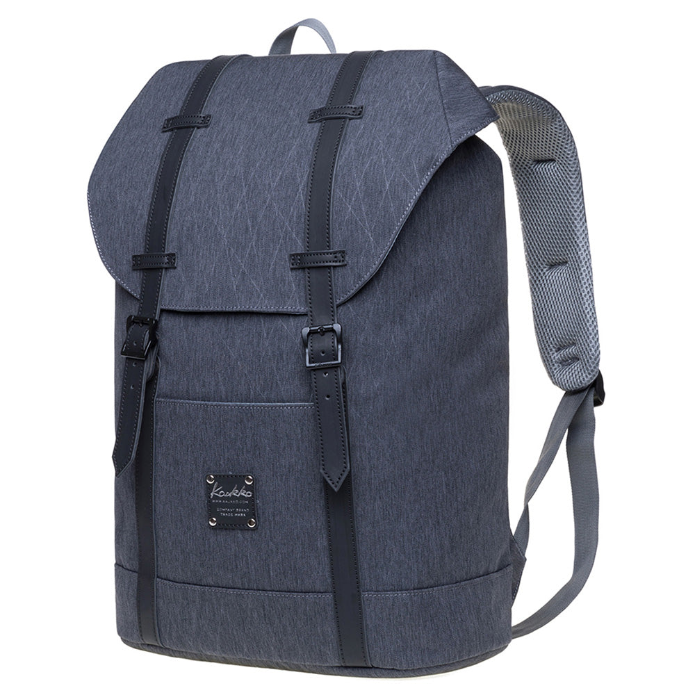 Lightweight Outdoor Backpack, KAUKKO Travel Casual Backpack Laptop Daypack for 12", EP6-15 ( Grey /17.8L )