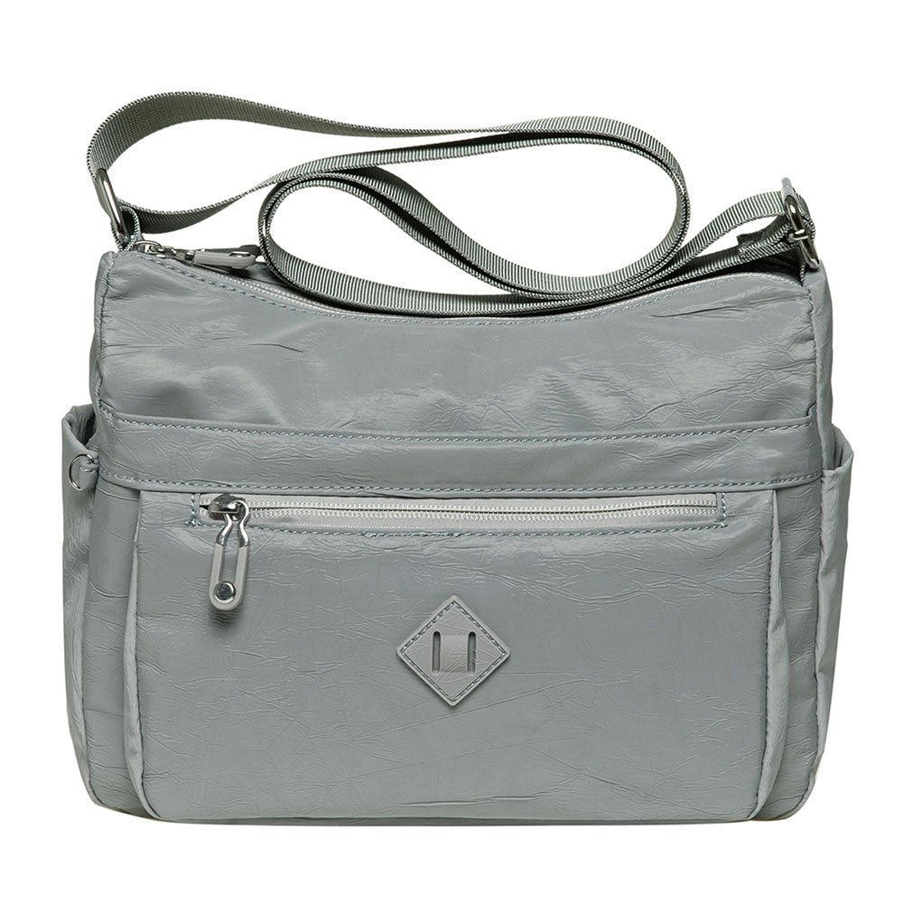 KAUKKO Women Crossbody Bag Handbag Lightweight Shoulder Purse Nylon Multi Pocket Crossbody Bag Ladies Travel Handbag