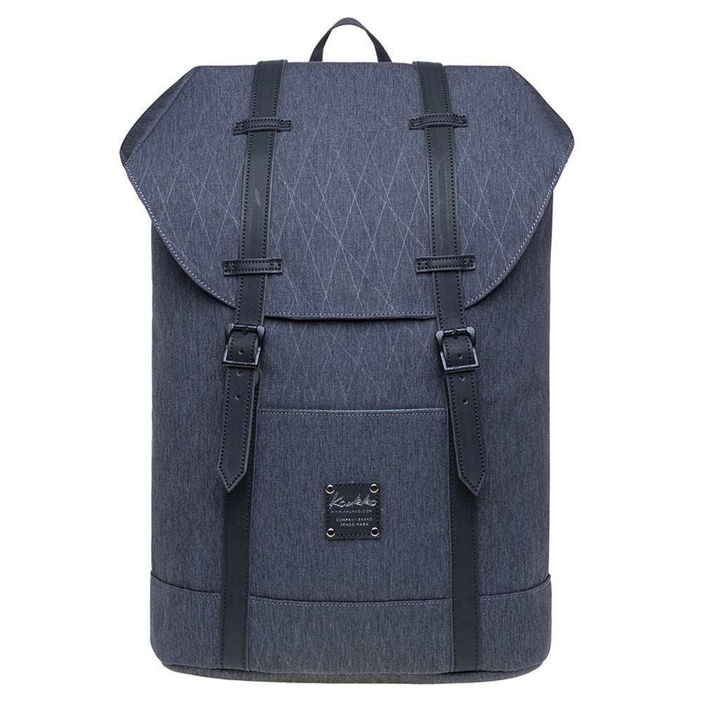 Lightweight Outdoor Backpack, KAUKKO Travel Casual Backpack Laptop Daypack for 12", EP6-15 ( Grey /17.8L )