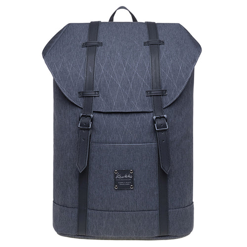 Lightweight Outdoor Backpack, KAUKKO Travel Casual Backpack Laptop Daypack for 12", EP6-15 ( Grey /17.8L )