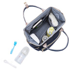 KAUKKO Diaper Bag Backpack with Pacifier Holder and Stroller straps - for Mom and Dad, Waterproof, one size, KT01-4 ( Blue / 18L) (Copy)