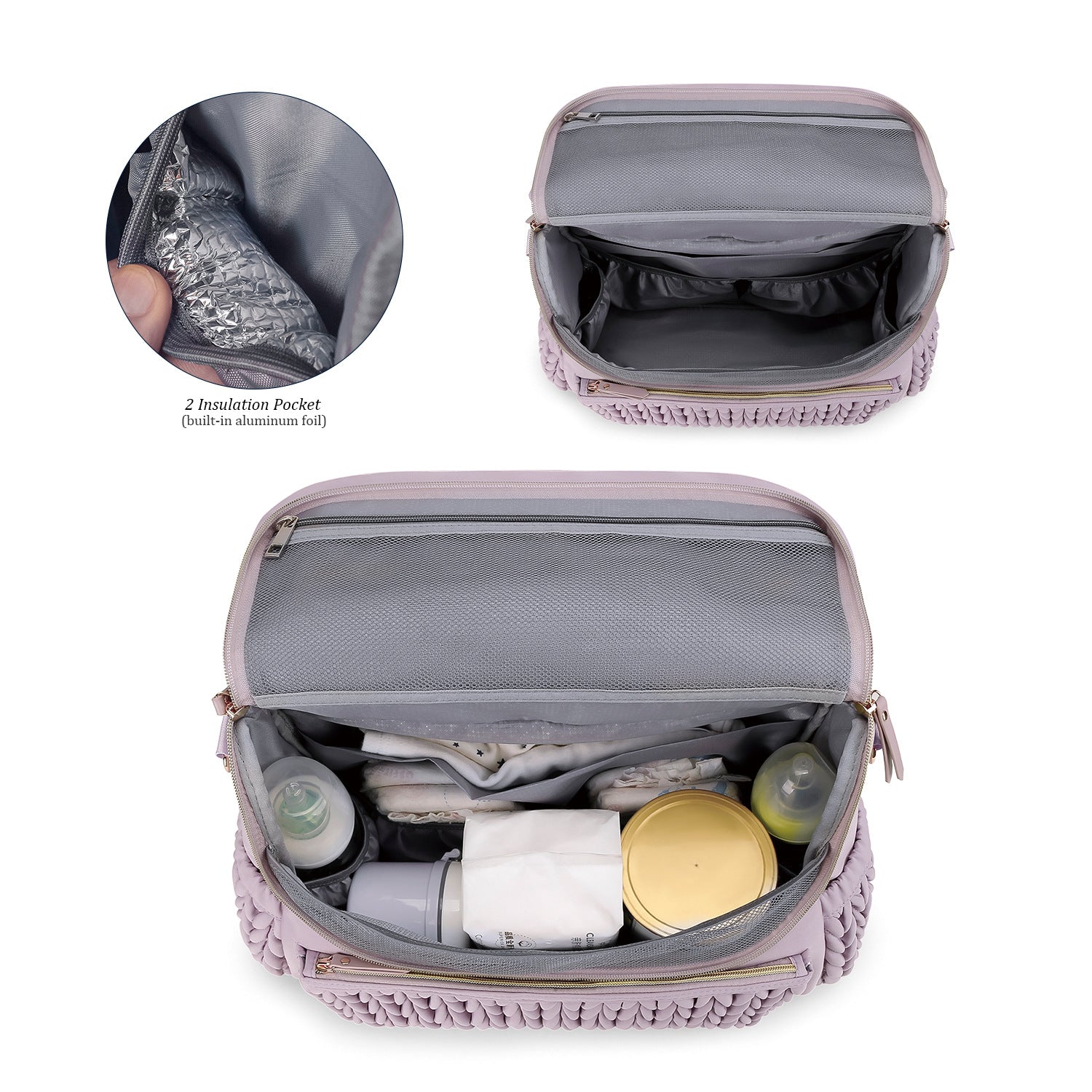 Diaper Bag Backpack - Baby Essentials Travel Tote - Multi-Function Waterproof Diaper Bag - Travel Essentials Baby Bag with Stroller Straps - Unisex