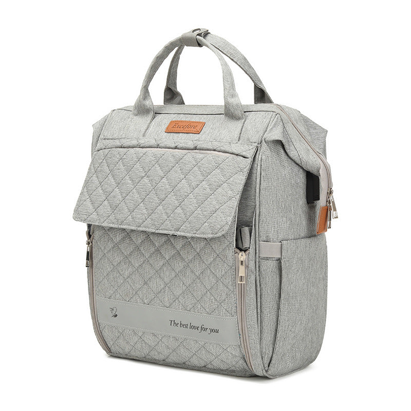 Diaper Bag Backpack - Baby Essentials Travel Tote - Multi-Function Waterproof Diaper Bag - Baby seat bag, Travel Essentials Baby Bag with Stroller Straps - Unisex