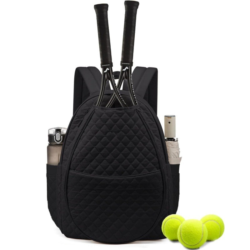 Tennis Bags for Women, Quilted Tennis Racket Bag Backpack for Tennis Racquet, Pickleball, Badminton
