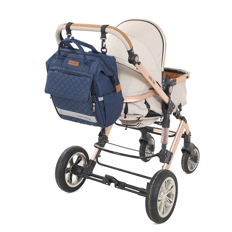 Diaper Bag Backpack - Baby Essentials Travel Tote - Multi-Function Waterproof Diaper Bag - Baby seat bag, Travel Essentials Baby Bag with Stroller Straps - Unisex