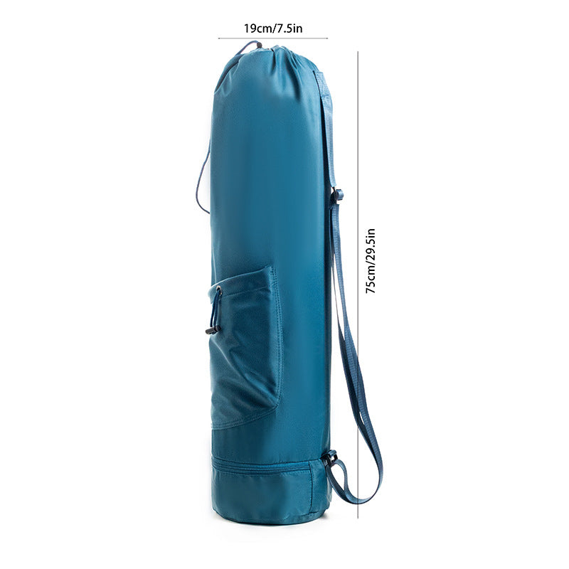 Yoga Bag with Wet Compartment and Bottle Pocket, Women's Sports Bag, Adjustable Shoulder Strap, Gym Yoga Bag for Pilates, Yoga Mats & Yoga Accessories