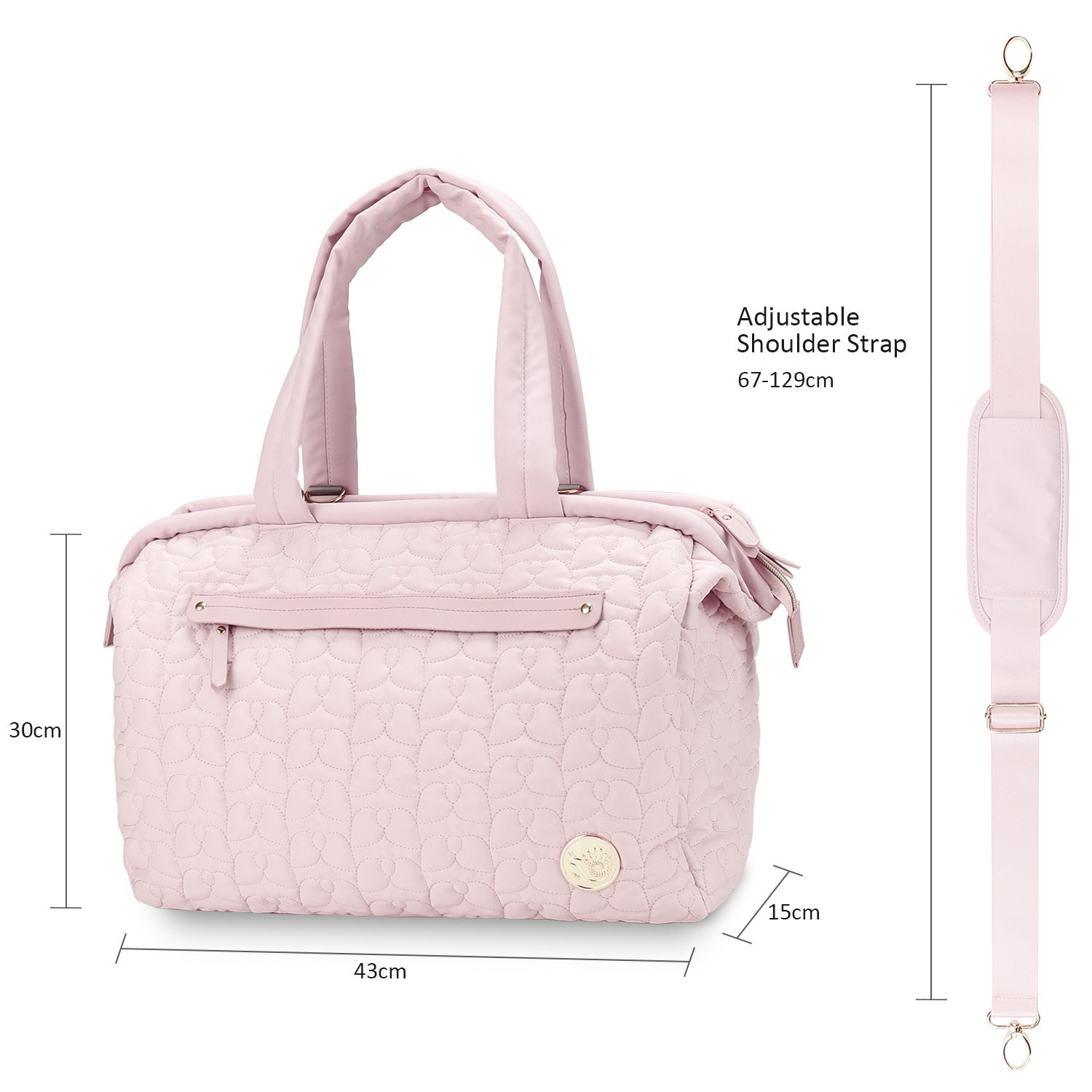 Diaper Bag Tote, Large Capacity Travel Diaper bags, Hospital Bag for Labor Delivery, Baby Bag