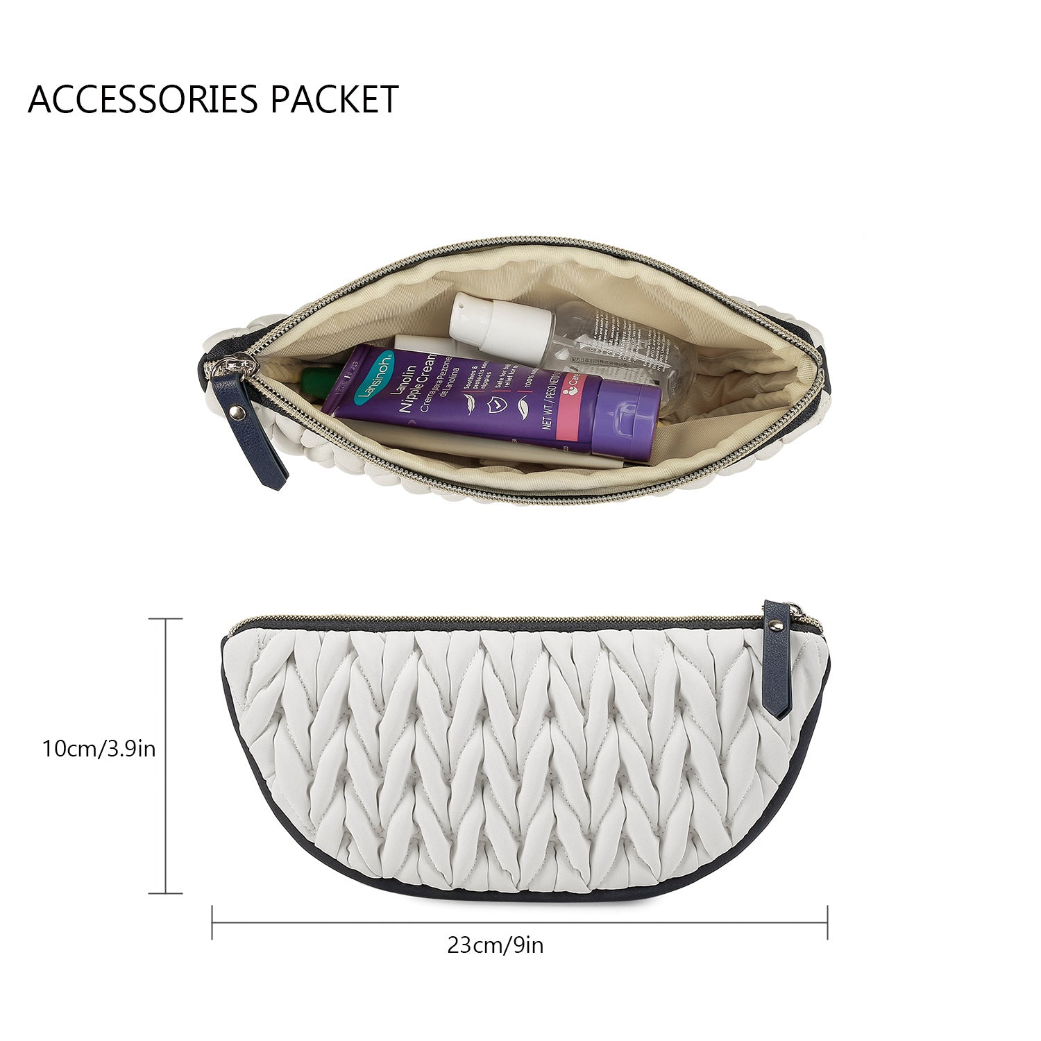 Diaper Bag Tote, Large Diaper Baby Bag, Multifunctional Diaper Bag with Pacifier Case, Double-layer design