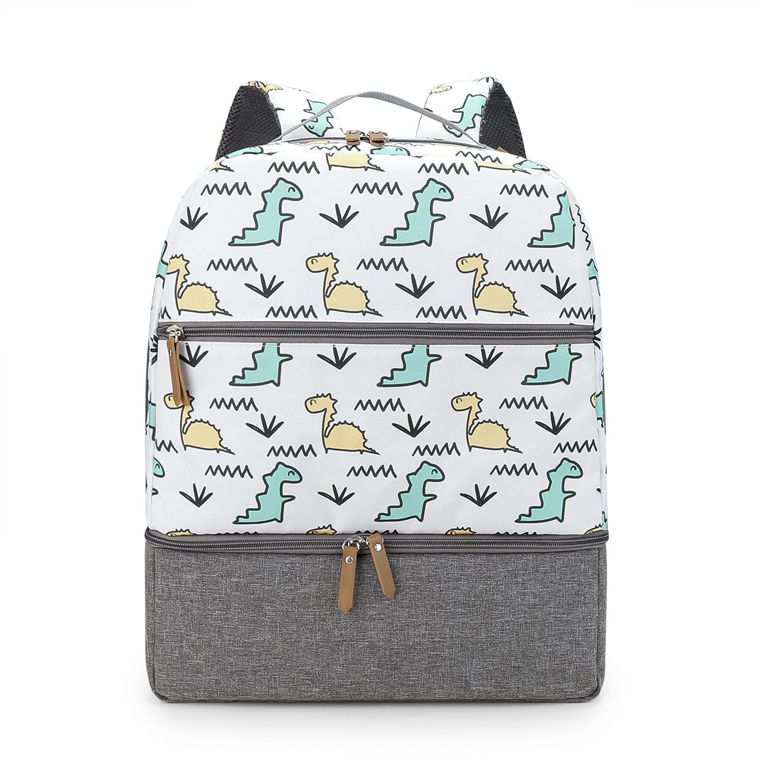 Diaper Bag Backpack - Breast Pump Bag, Removable Cooler Compartment, Double Layer
