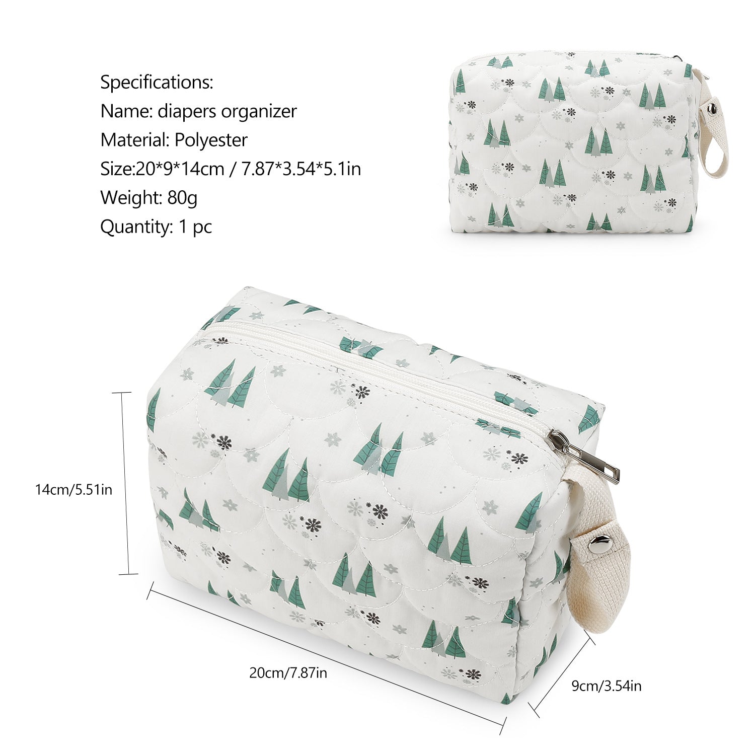 Baby Bag Organizer, Mini Diaper Bag, Mom Travel Set, Diaper Organizer, Gift for Baby Shower