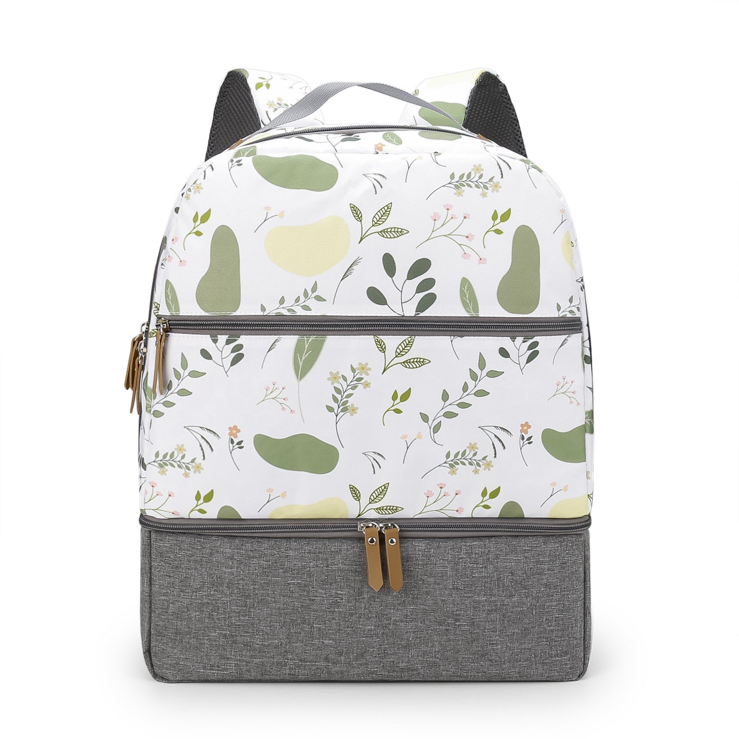 Diaper Bag Backpack - Breast Pump Bag, Removable Cooler Compartment, Double Layer