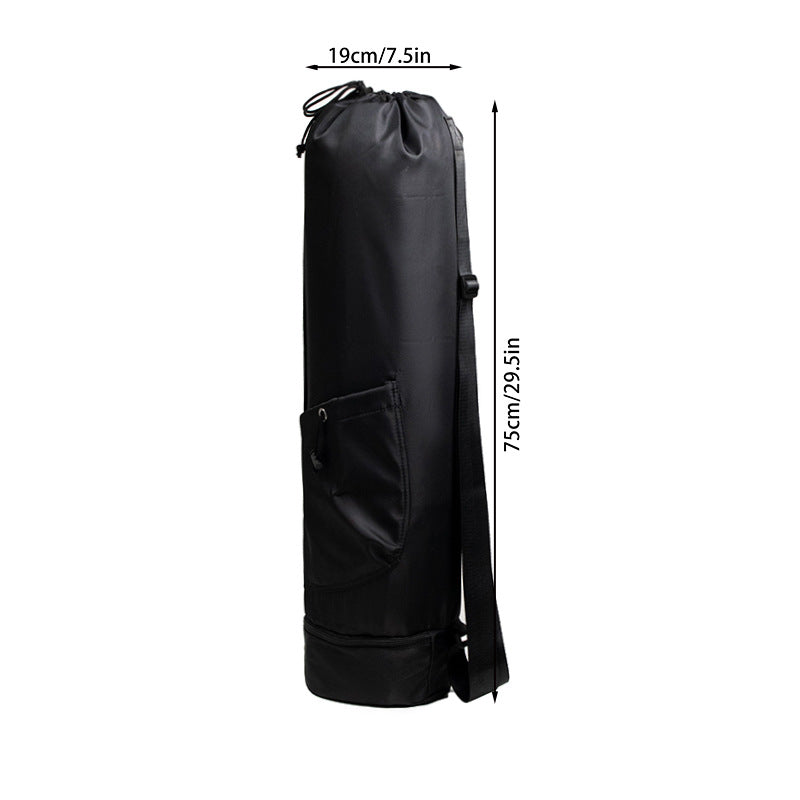 Yoga Bag with Wet Compartment and Bottle Pocket, Women's Sports Bag, Adjustable Shoulder Strap, Gym Yoga Bag for Pilates, Yoga Mats & Yoga Accessories