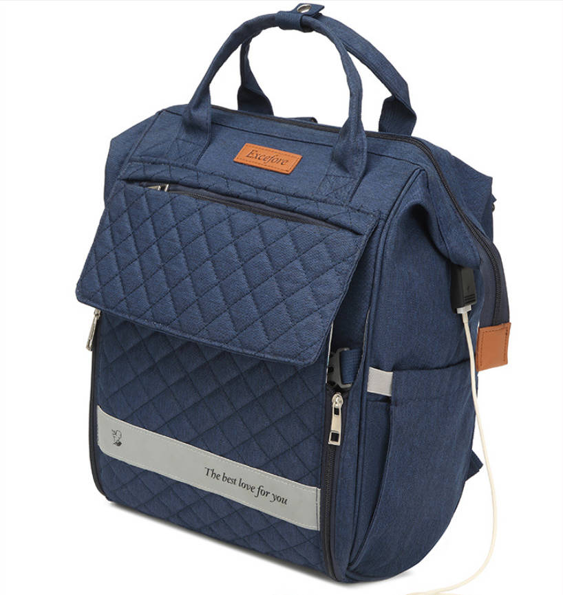 Diaper Bag Backpack - Baby Essentials Travel Tote - Multi-Function Waterproof Diaper Bag - Baby seat bag, Travel Essentials Baby Bag with Stroller Straps - Unisex