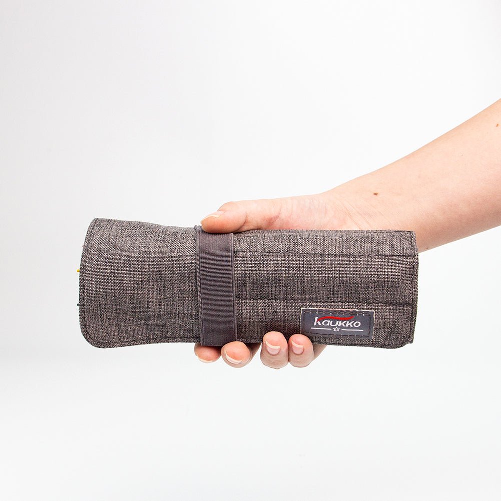 KAUKKO Polyester/linen pencil case - kaukko
