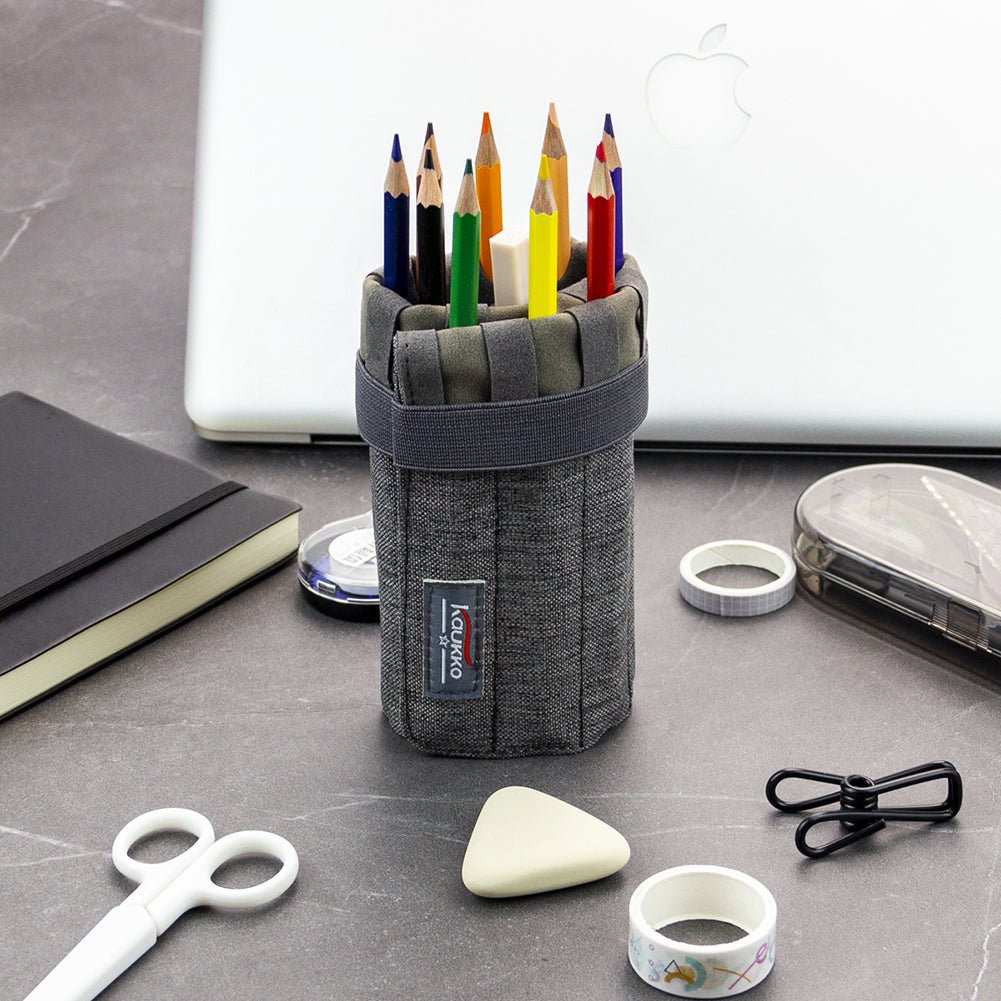 KAUKKO Polyester/linen pencil case - kaukko