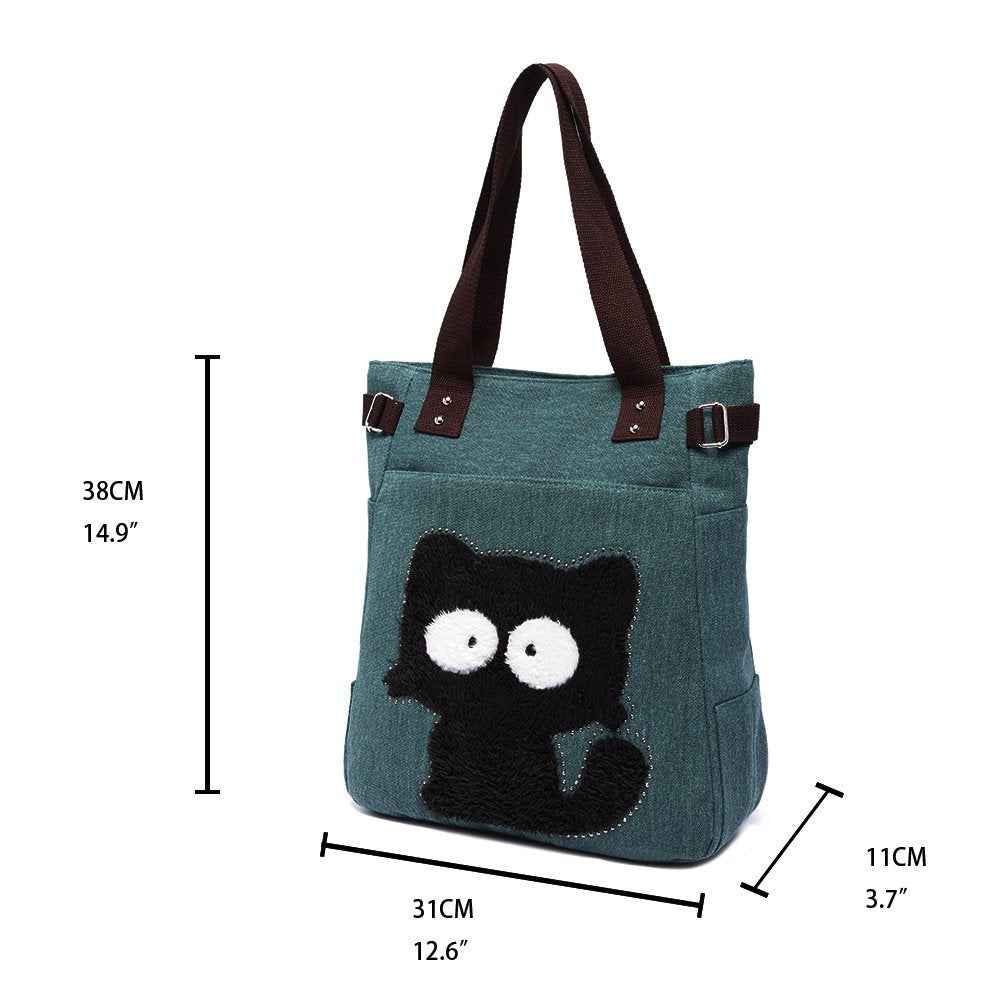 KAUKKO Shoulder Canvas Handbag Women Bag ( Army Green) - kaukko