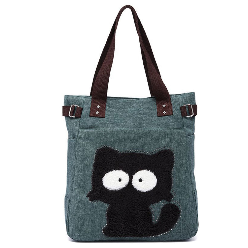 KAUKKO Shoulder Canvas Handbag Women Bag ( Army Green) - kaukko