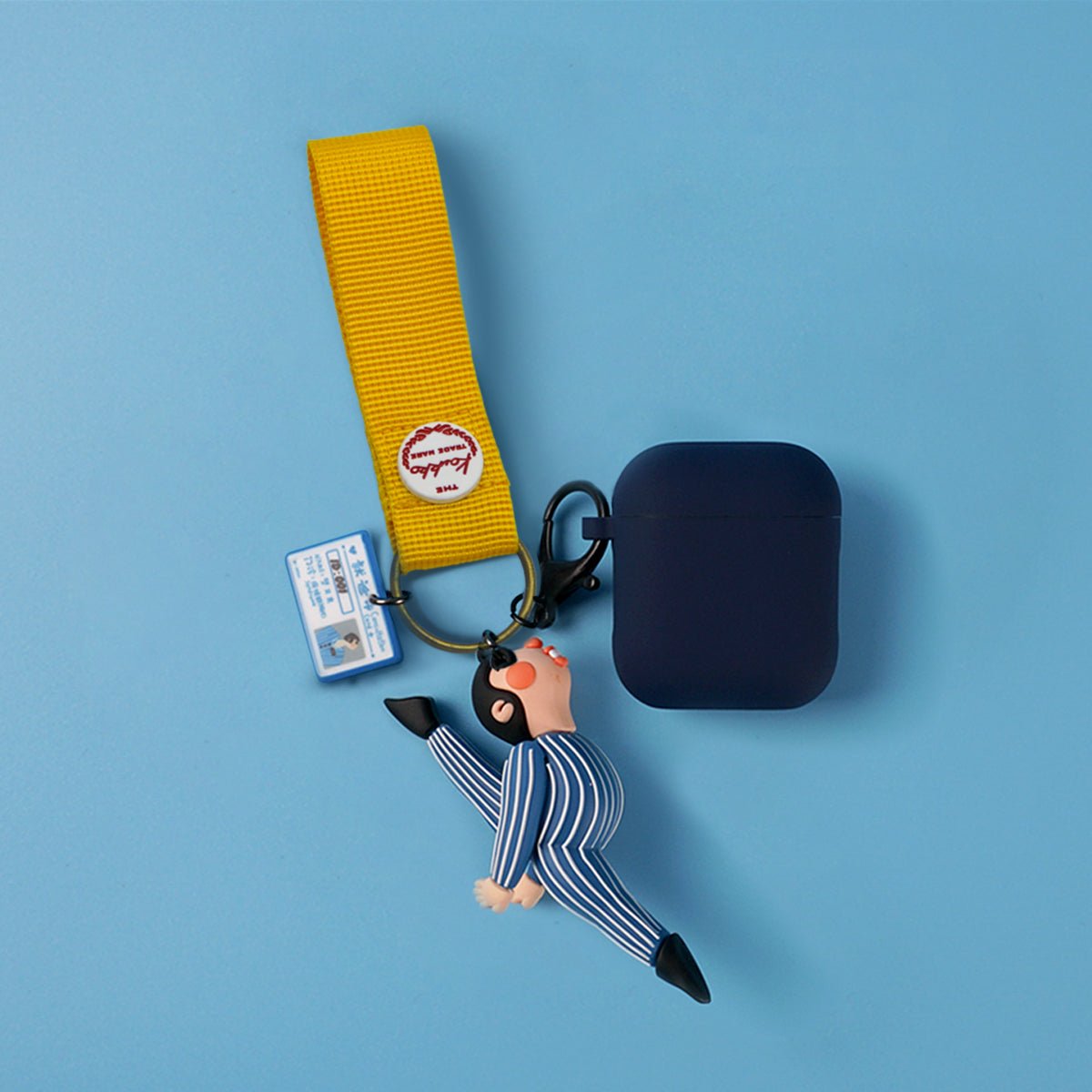 KAUKKO Simplicity nylon keychain and 9.5cm solid color keychain - kaukko