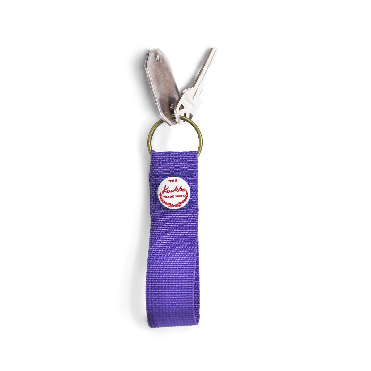 KAUKKO Simplicity nylon keychain and 9.5cm solid color keychain - kaukko
