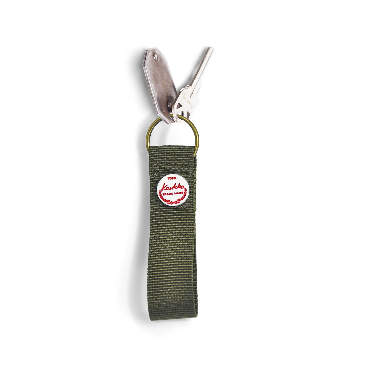 KAUKKO Simplicity nylon keychain and 9.5cm solid color keychain - kaukko