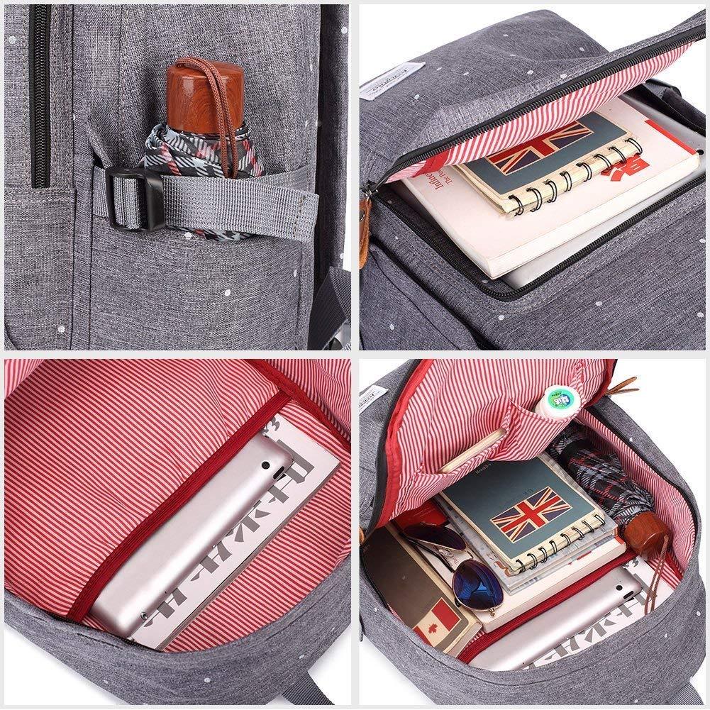 KAUKKO Students Backpack for College School Bookbgs, 17.6L - kaukko
