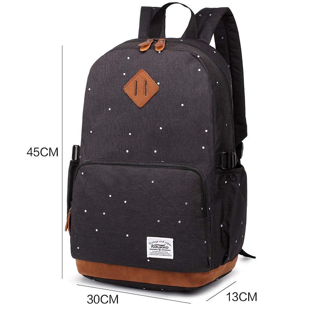 KAUKKO Students Backpack for College School Bookbgs, 17.6L - kaukko