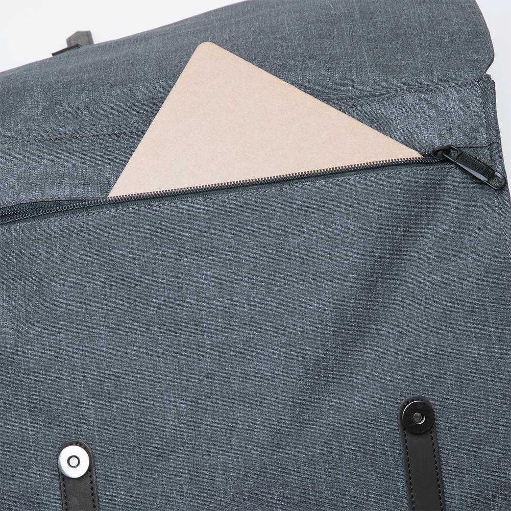KAUKKO Stylish School Backpack College Student, KS05-2 ( Dark Grey / 13.7L ) - kaukko