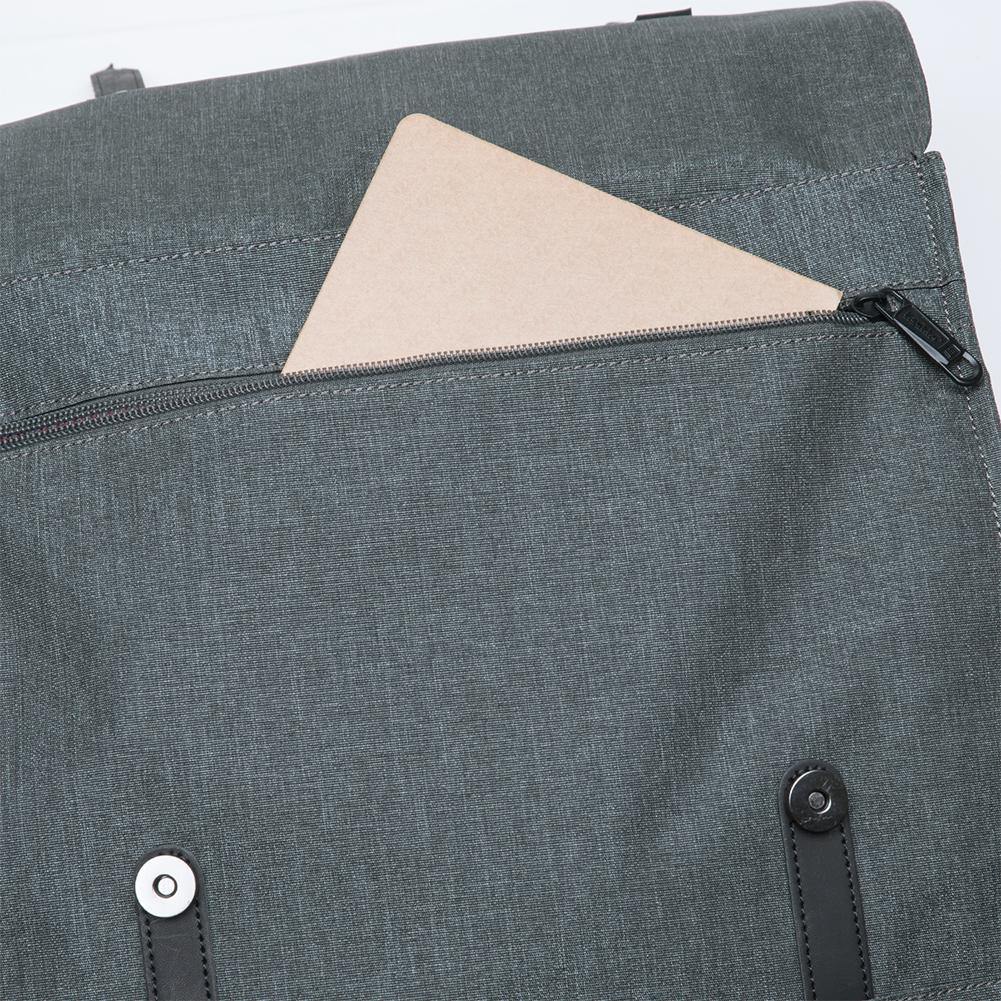 KAUKKO Stylish School Backpack College Student, KS05-2 ( Grey Green/ 13.7L ) - kaukko