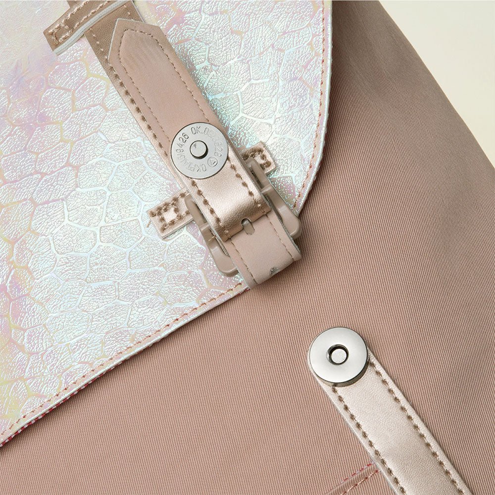 KAUKKO Travel Casual Rucksack Laptop Daypack, EP6-11 ( Fairy Rose Tan / 11.8L ) - kaukko