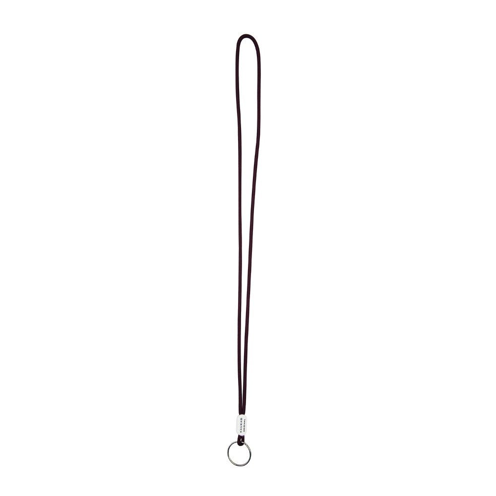 KAUKKO Unisex Lanyard Short Keyring Key Chain, robust and practical (02-Darkred) - kaukko