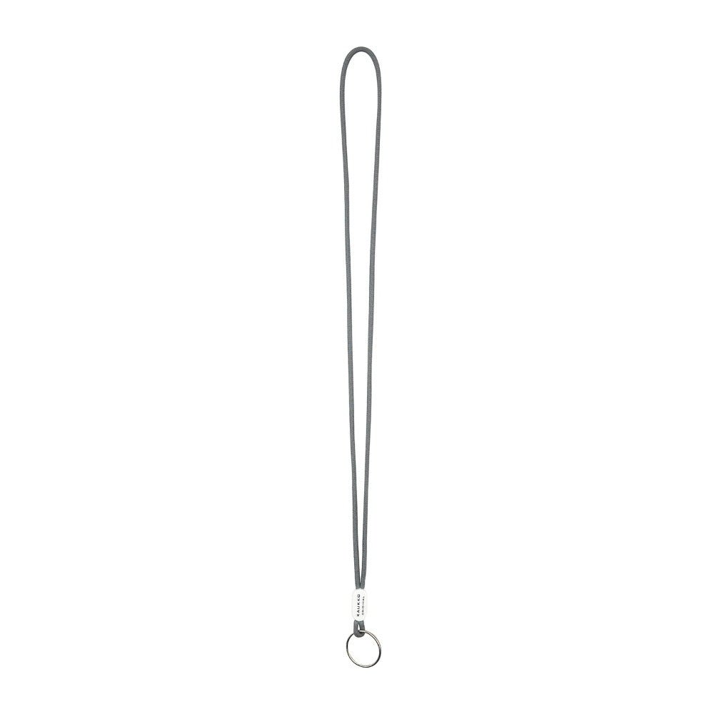 KAUKKO Unisex Lanyard Short Keyring Key Chain, robust and practical (02-Grey) - kaukko