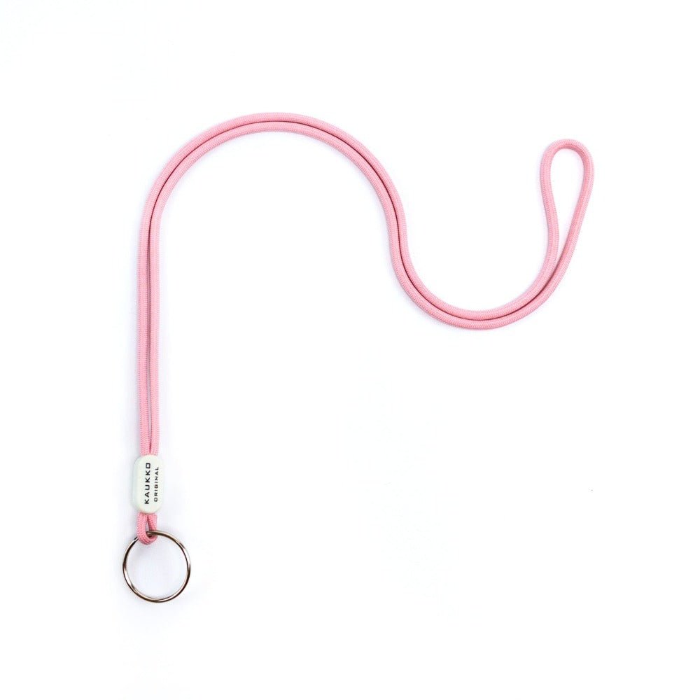 KAUKKO Unisex Lanyard Short Keyring Key Chain, robust and practical (02-Pink) - kaukko