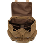 KAUKKO Vintage Canvas Backpack-Large Capacity, Multi-Functional Durable Outdoor Rucksack, 21.4L - kaukko