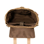 KAUKKO Vintage Canvas Backpack-Large Capacity, Multi-Functional Durable Outdoor Rucksack, 21.4L - kaukko